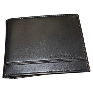Perry‎ Ellis NWT Men’s Black RFID Bifold Passkey Wallet